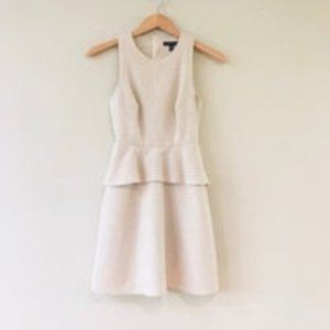 Banana Republic Linen/Canvas Peplum Dress - *NWOT*